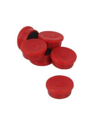 Magnet 20 mm červený 10 ks