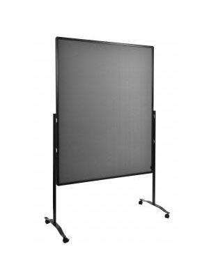 Moderačná tabuľa plstená 150x120 cm PREMIUM sivá