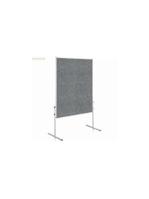 Moderačná tabuľa plstená 150x120 cm ECONOMY sivá neskl.