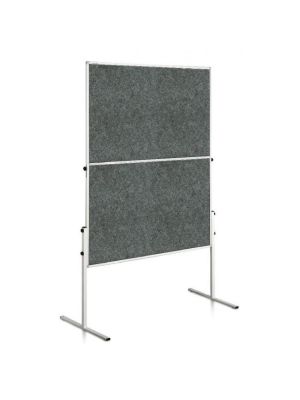 Moderačná tabuľa plstená 150x120 cm ECONOMY sivá