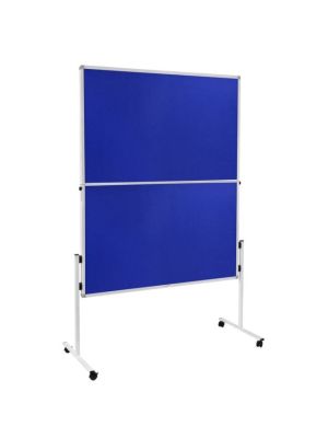 Moderačná tabuľa plstená 150x120 cm ECONOMY modrá