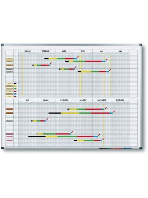 Plánovacia tabuľa ročná PREMIUM 90x120 cm
