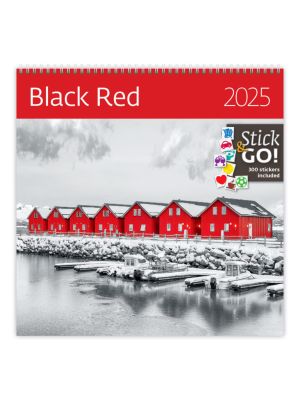 Kalendár Black Red