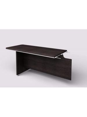 Doplnkový stôl Lenza Wels, 160x76,2x70cm, wenge