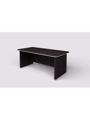 Pracovný stôl Lenza Wels, rovný, 180x76,2x85cm, wenge