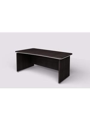 Pracovný stôl Lenza Wels, zúžený vpravo, 180x76,2x94,8/78cm, wenge