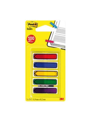 Záložky Post-it Index šípka 11,9x43.2mm, 5x20l