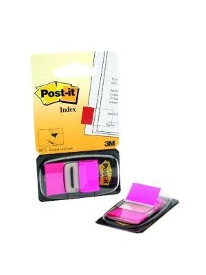Záložky Post-it Index široké 25x43 ružová