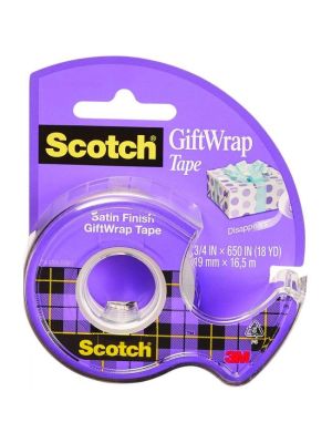 Lepiaca páska Scotch na darčeky 19 mm x 7,5 m s dipenzorom