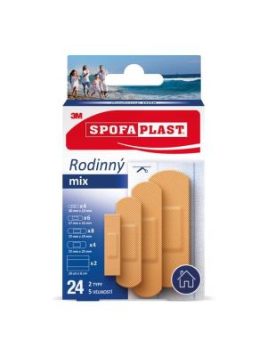 3M Spofaplast Rodinný Mix 603, 24 ks