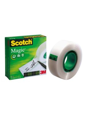 Lepiaca páska Scotch Magic neviditeľná popisovateľná 19 mm x 33 m v krabičke