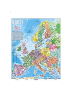 Mapa Európa PSČ