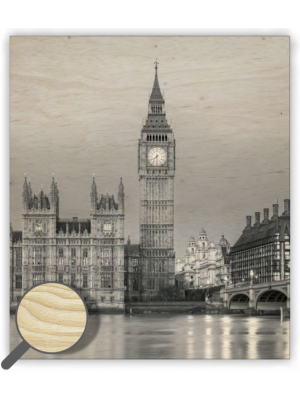 Drevený obraz Big Ben