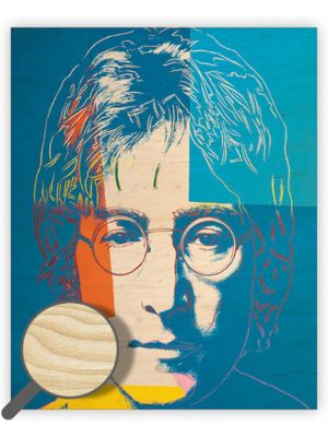 Drevený obraz John Lennon