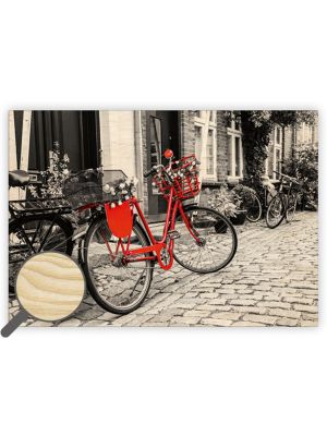 Drevený obraz Bicycle