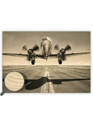 Drevený obraz Airplane
