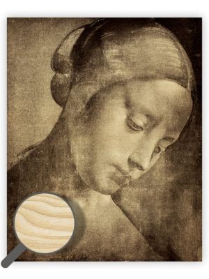 Drevený obraz Da Vinci