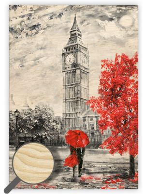 Drevený obraz Big Ben II.