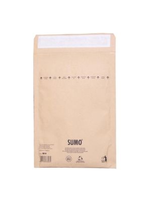 Bublinkové obálky recyklované SUMO 19,5x26,5cm hnedé