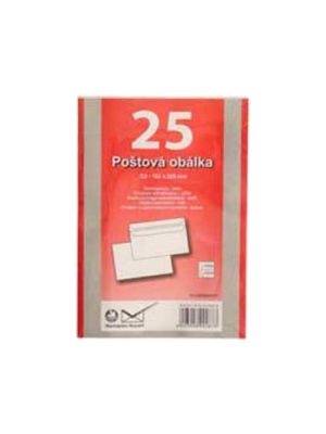 Poštové obálky C5 samolepiace, 25 ks
