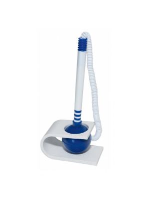 Pero so stojanom Office Products plastové modro-biele