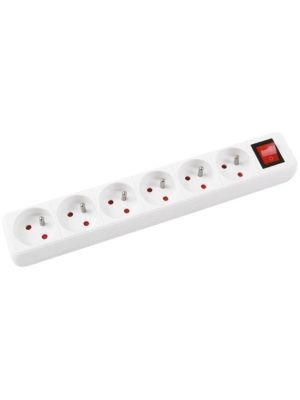 Predlžovací kábel Office Products so 6 zásuvkami s vypínačom 5m