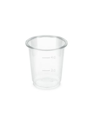 Pohár číry (PLA) -BIO- 2 cl / 4 cl (O 48 mm) [40ks