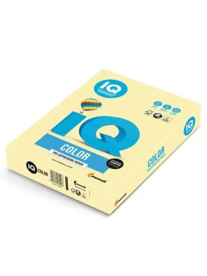 Farebný papier IQ color žltá pastelová YE23, A4 80g