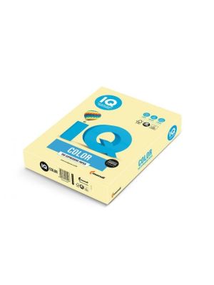 Farebný papier IQ color žltá pastelová YE23, A4 160g