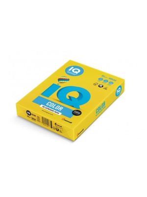 Farebný papier IQ color intenzívne žltý IG50, A4 160g