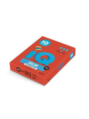 Farebný papier IQ color korálovo červený CO44, A4 160g