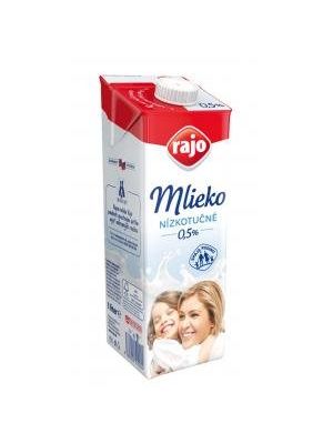 Trvanlivé mlieko RAJO nízkotučné 0,5% 1 ℓ