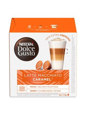 Kávové kapsule DOLCE GUSTO Latte Macchiato Caramel (16 ks)