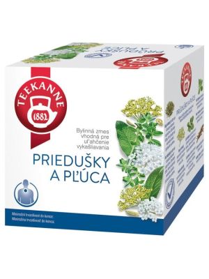 Čaj TEEKANNE bylinný Priedušky a pľúca 20 g
