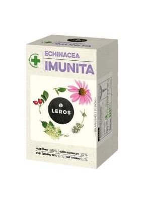 Čaj LEROS Natur bylinný na imunitu s echinaceou 10 x 1,5 g