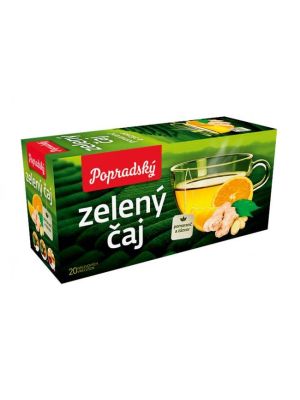 Čaj BOP zelený pomaranč a zázvor 30g