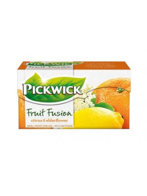 Čaj PICKWICK citrus s bazovým kvetom 20 x 2 g