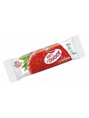 Tyčinka EMCO 100% z ovocia 30 g jahoda