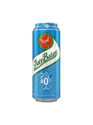 Pivo Zlatý Bažant 0% nealko 24 x 0,5 ℓ Svetlé plechovka