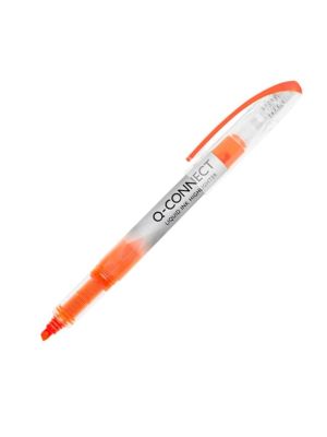 Zvýrazňovač Q-CONNECT Liquid Ink oranžový