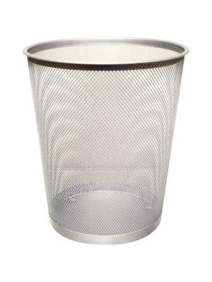 Drôtený kôš 19l strieborný