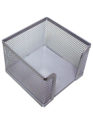 Drôtený stojan na blok `kocka` 95x80x95mm strieborný