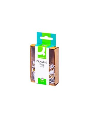 Pripináčiky Q-Connect 9mm biele 120ks