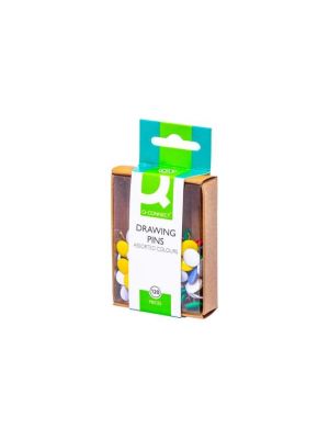 Pripináčiky Q-Connect 9mm mix farieb 120ks