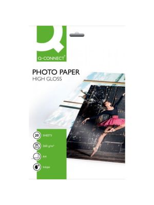 Fotopapier Q-Connect vysoký lesk, 260g, 20 hárkov