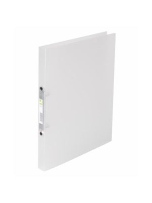 Zakladač 2-krúžkový Q-Connect celoplastový 1,6cm transparentný mliečny