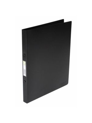 Zakladač 4-krúžkový Q-Connect celoplastový 1,6cm transparentný čierny