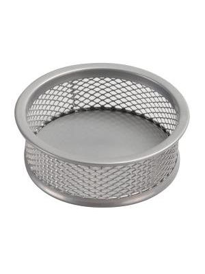 Drôtený stojan na kancelárske spony 90x32mm malý strieborný