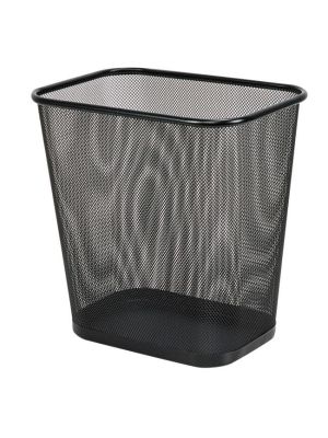 Drôtený kôš 13l hranatý čierny
