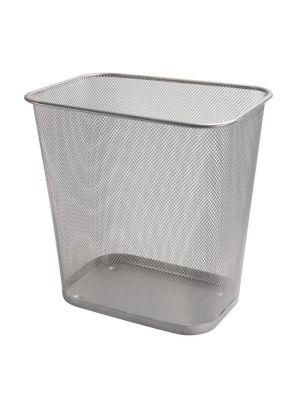 Drôtený kôš 13l hranatý strieborný